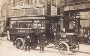 The 43 bus: Muswell Hill to London Bridge, B-type bus 1916