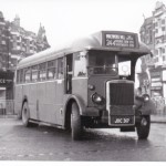 Bus 244 TD 24 Jan 1947 Muswell Hill to Kingston 1953