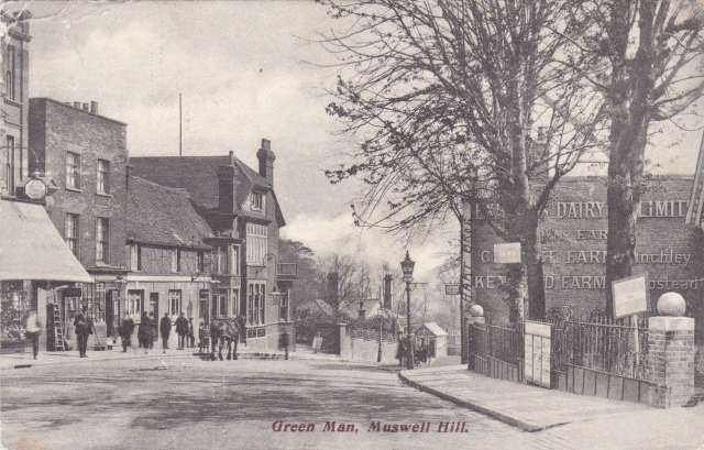Green Man Pub Muswell Hill 1909