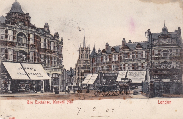 Muswell Hill Roundabout 1907