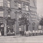 Manor Dairy, corner of Muswell Hill Broadway + Queens Ave 1907
