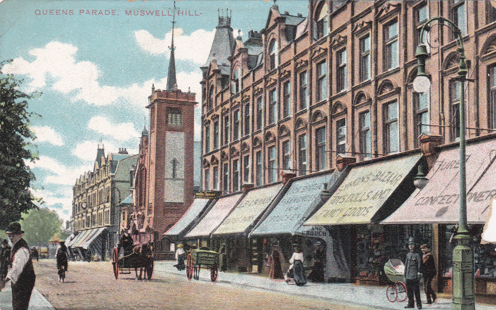 Queens Parade Muswell Hill Broadway Circa 1890 s Muswell Hill 