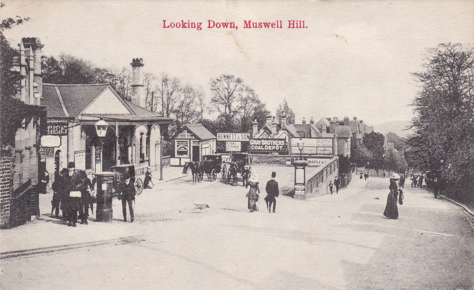 Muswell Hill Old Train Station 1870s Muswell Hill Fortis Green 